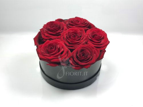 Cappelliera con rose Rosse Extra